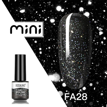 ROSALIND 120 colori smalto per unghie Glitter Shiny Base Gel Top Coat UV LED Gel Nail Art vernice Manicure Gel per unghie Semi permanente