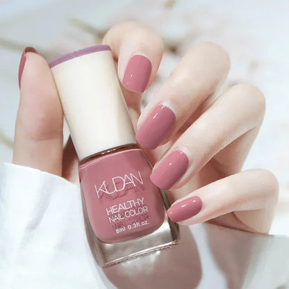 Smalto per unghie senza lampada da forno bianco Fine Glitter Non-Baking Non-peel trasparente lucido olio Base Coat smalto per unghie nudo