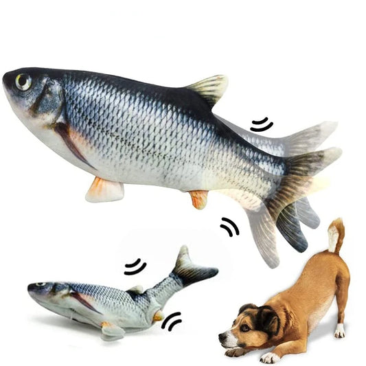 Simulazione Pesce Elettrico Altalena Pesce Salto Pesce Carpa Pet Cat Giocattoli Pesce Salto Forniture per Animali Domestici
