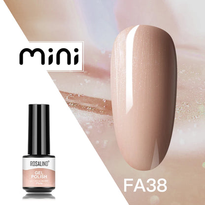 ROSALIND 120 colori smalto per unghie Glitter Shiny Base Gel Top Coat UV LED Gel Nail Art vernice Manicure Gel per unghie Semi permanente