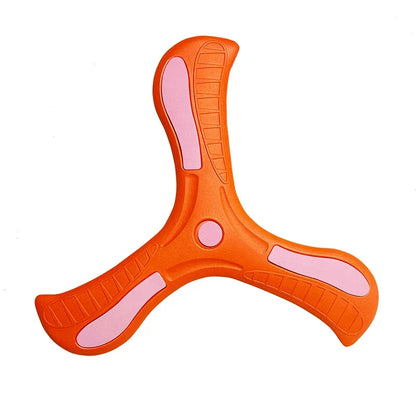 Bambini Boomerang Morbido Croce a tre foglie Giocattolo interattivo da esterno per bambini adulti Educazione precoce Puzzle Regalo di decompressione