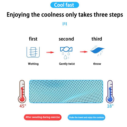 1PC Circolare In Silicone Avvolto Asciugamano Freddo Asciugamano di Raffreddamento Asciugamani In Microfibra Ad Asciugatura Rapida Accessori Da Spiaggia Asciugamano Sport Fitness