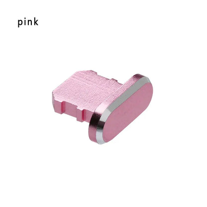 1PC porta di ricarica in metallo tappo antipolvere per iPhone15 14 13 12 11 X XR Max 8 7 Plus accessorio per telefono coperchio del cappuccio della spina di ricarica