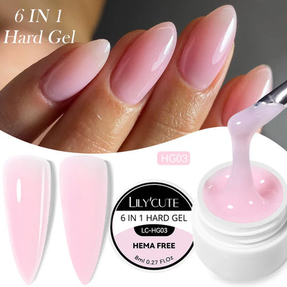 LILYCUTE Smalto per unghie gel glitterato Nero Argento Smalto gel con paillettes super brillanti Soak Off UV LED Gel UV semipermanente per unghie