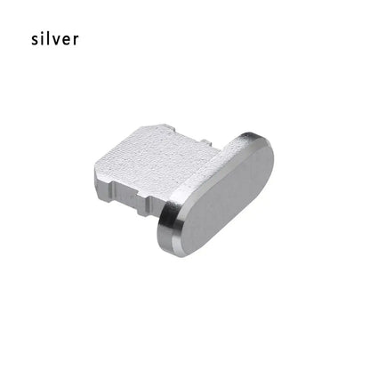 1PC porta di ricarica in metallo tappo antipolvere per iPhone15 14 13 12 11 X XR Max 8 7 Plus accessorio per telefono coperchio del cappuccio della spina di ricarica