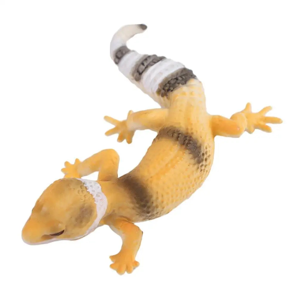 Geco Scherzo Puntelli Simulazione Lucertola Figure Figurine di animali Giocattoli cognitivi Figura Giocattoli animali Giochi per famiglie Lucertole Modello d'azione