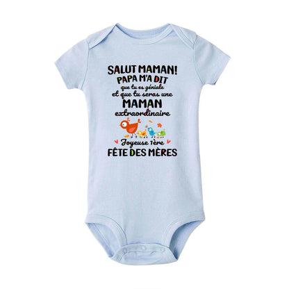 Sei la migliore mamma Felice prima festa della mamma Body stampato per neonato Simpatico pagliaccetto estivo per neonato Ragazzi Ragazze Tuta a maniche corte