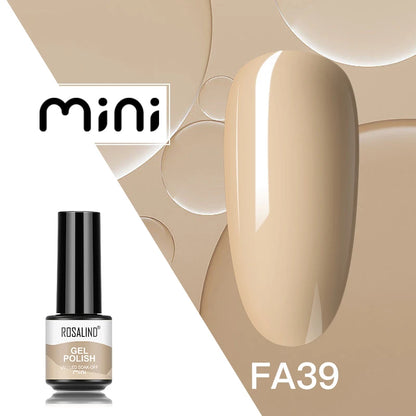 ROSALIND 120 colori smalto per unghie Glitter Shiny Base Gel Top Coat UV LED Gel Nail Art vernice Manicure Gel per unghie Semi permanente