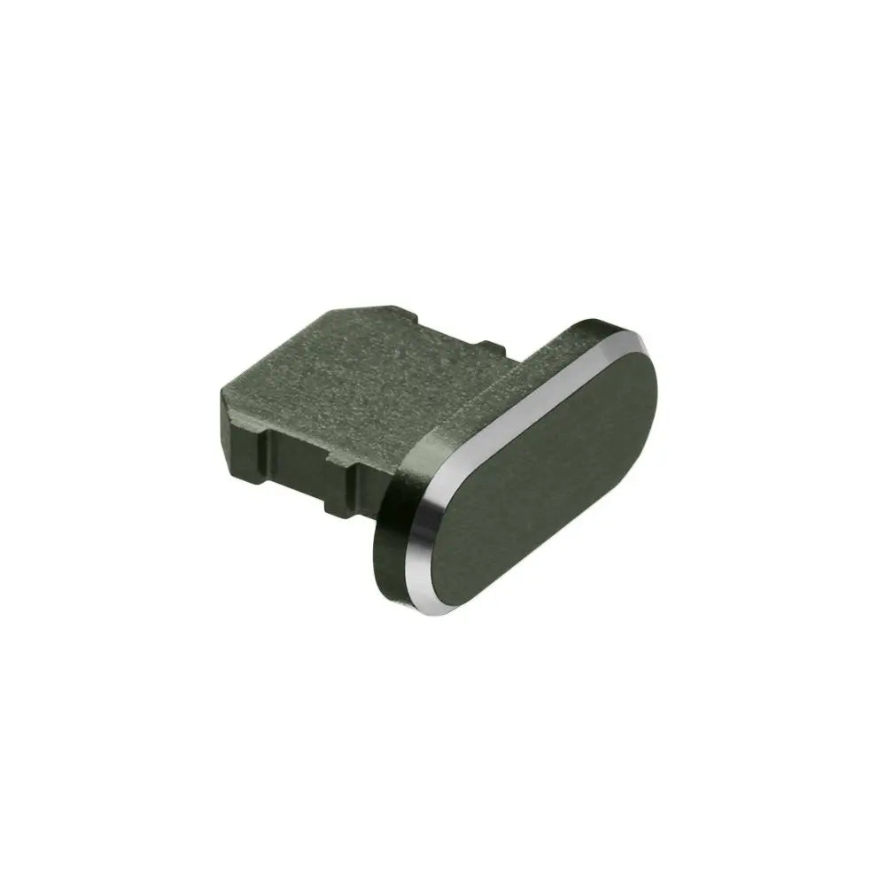 1PC porta di ricarica in metallo tappo antipolvere per iPhone15 14 13 12 11 X XR Max 8 7 Plus accessorio per telefono coperchio del cappuccio della spina di ricarica