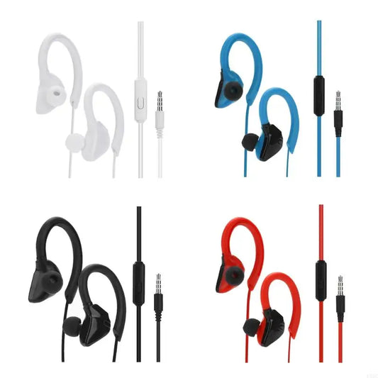 Auricolari sportivi cablati Auricolari in-ear con controllo del volume Cuffie over-ear con cancellazione dei bassi e del rumore per computer telefonico